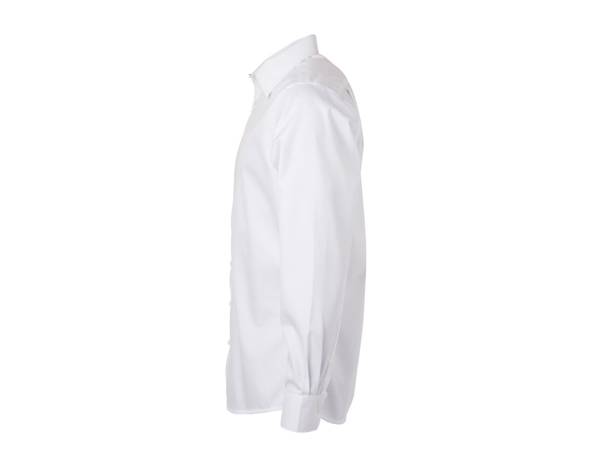 JN Herren Langarm Shirt JN690 white, Größe S