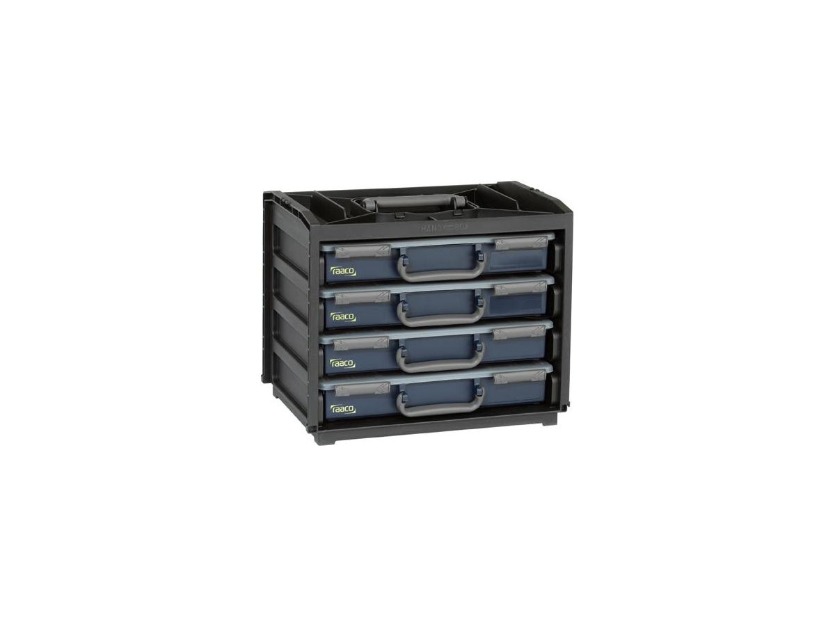 RAACO Handybox bestückt mit 4 PSC, blau 310x376x265 Nr.: 5733439136242