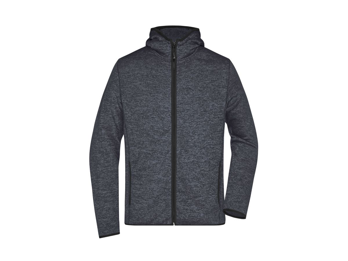 JN Mens Knitted Fleece Hoody JN589