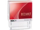 COLOP Textstempel Printer 20 BEZAHLT 100669 38mm Kunststoff rt