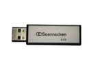 Soennecken USB-Stick 71612 2.0 8GB schwarz/silber