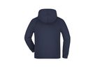 JN Hooded Jacket Junior JN059K 100%BW, navy, Größe XS