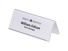 DURABLE Tischnamensschild 805019 150x61/122mm tr 25 St./Pack.