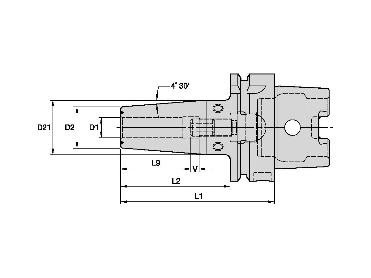 ERICKSON HSK125AHPVTTHT32120M HSK125 SCHRUMPFAUFNAHME HT 32MM L120MM