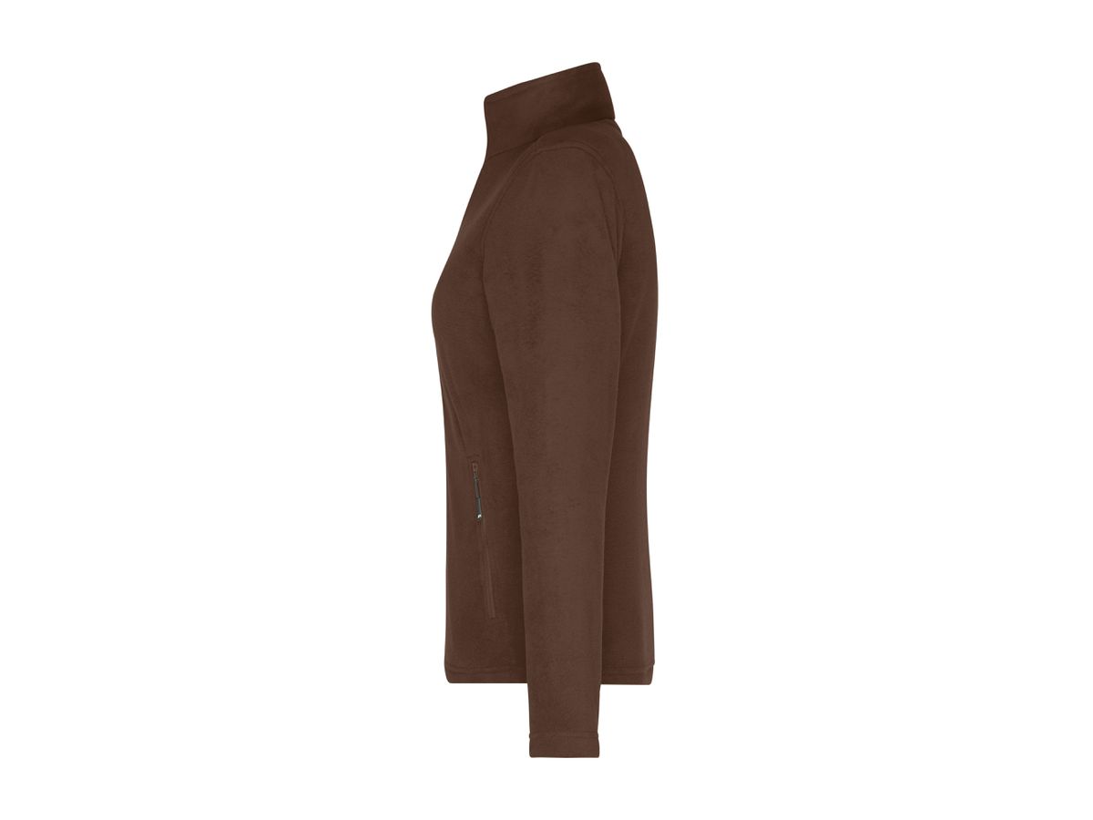 JN Ladies' Fleece Jacket JN781 brown, Größe S