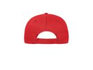 mb 6 Panel Cap Bio Cotton MB6236 red, Größe one size