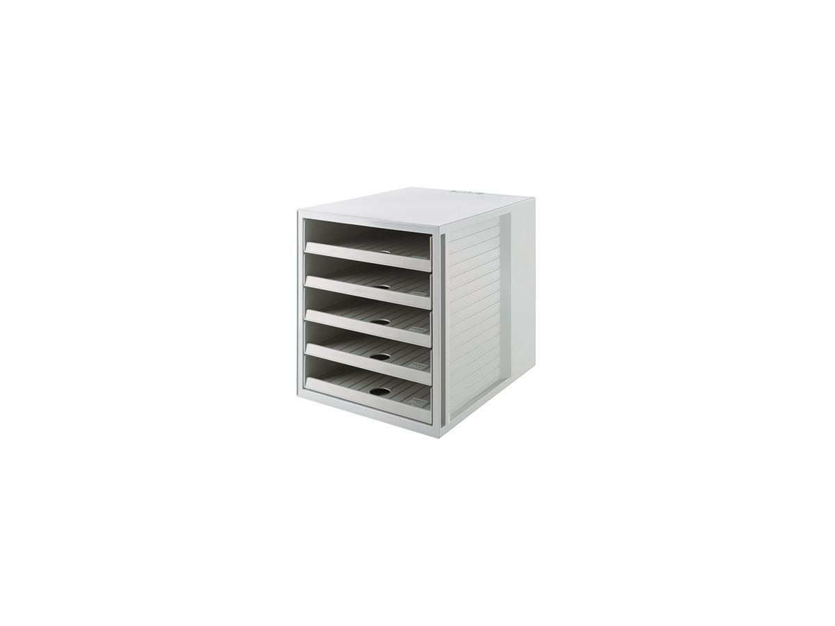 HAN Schubladenbox KARMA 14018-18 5Schubfächer Recycling öko-gr