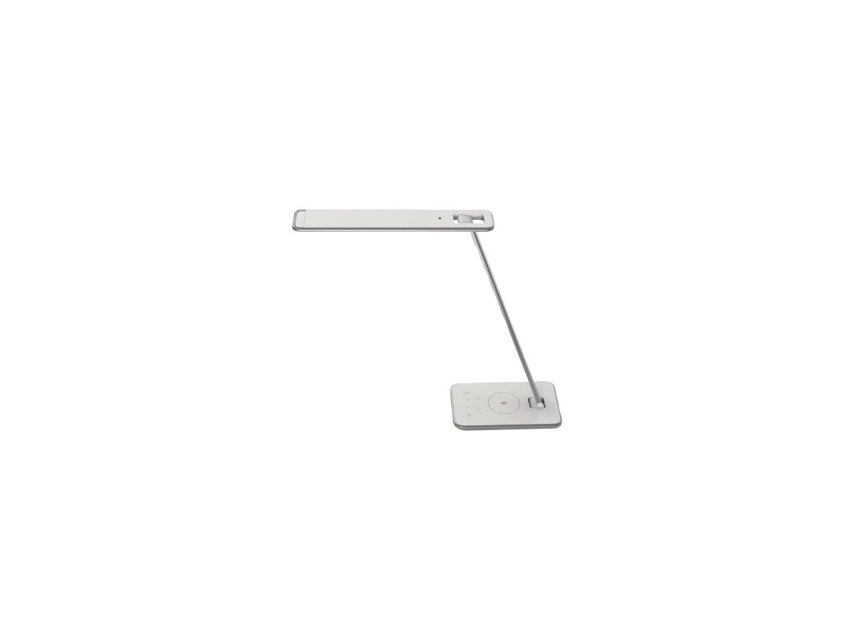 UNILUX Tischleuchte Jazz LED 400093836 weiß + metallgrau