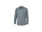 JN Mens Checked Shirt JN617 100% BW, forest-green/white, Größe 2XL