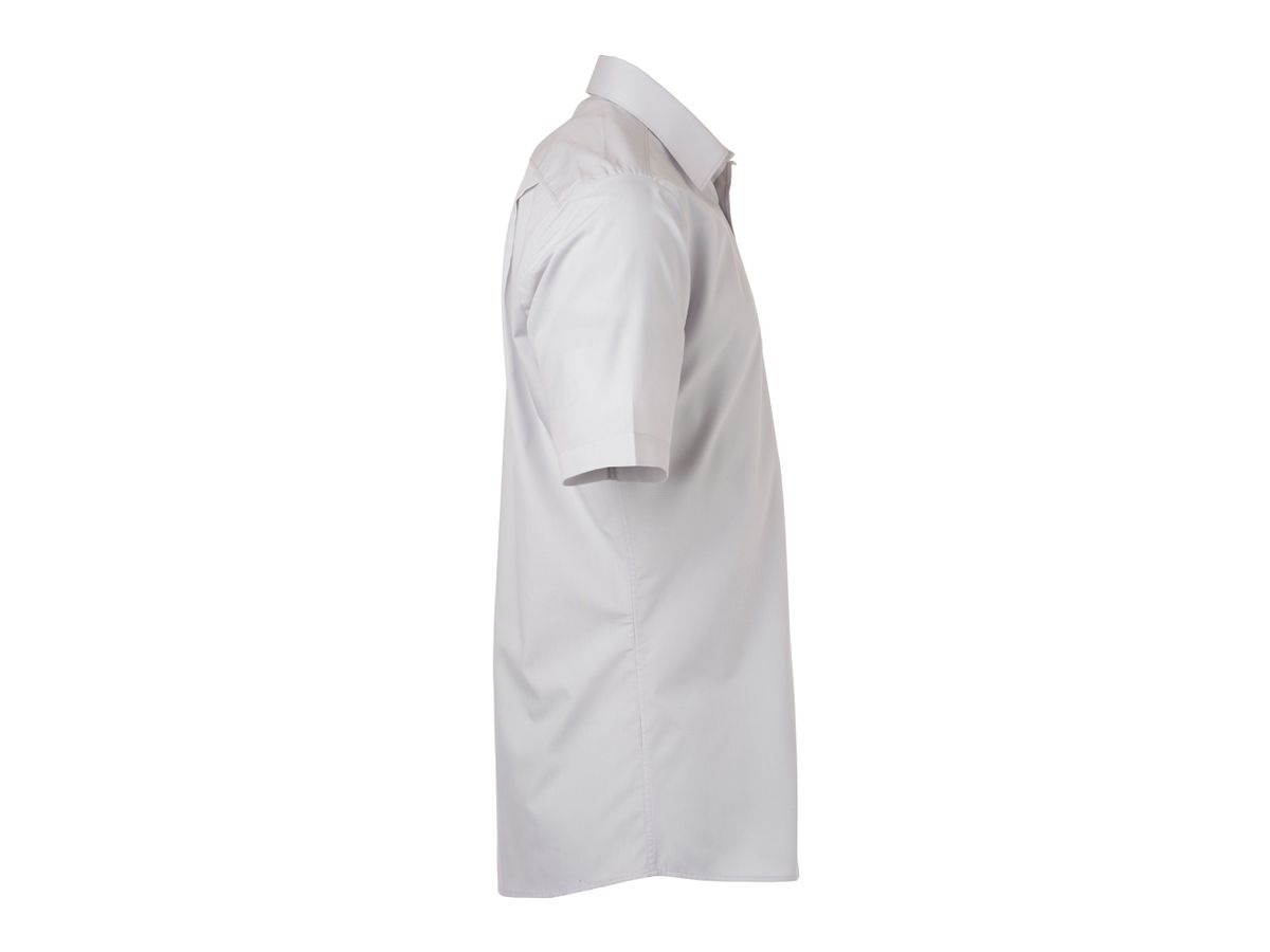 JN Men's Shirt Shortsleeve Poplin JN680 light-grey, Größe 3XL