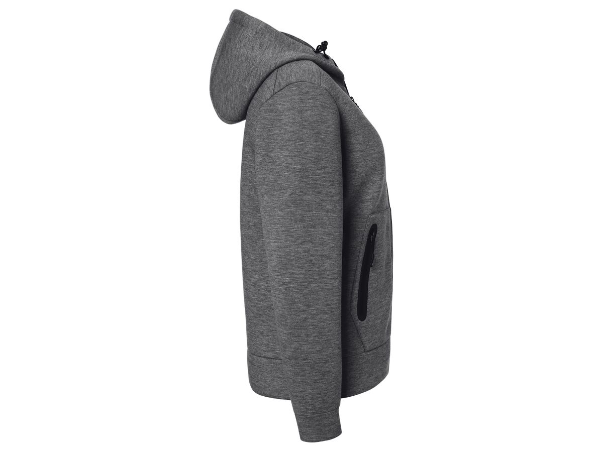 JN Ladies' Hooded Jacket JN1143 dark-melange, Größe L