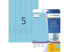 HERMA Ordneretiketten 5133 DIN A4 38x297mm blau 100 St./Pack