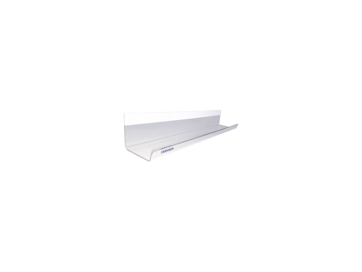 Franken Ablageschale GTAL50 Glastafel 500x75x88mm Acryl tr