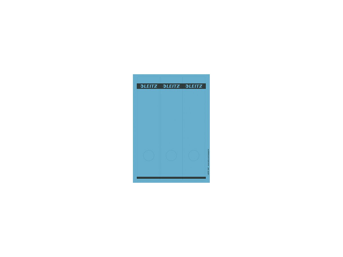 Leitz Ordneretikett 16870035 lang/breit Papier blau 75 St./Pack.