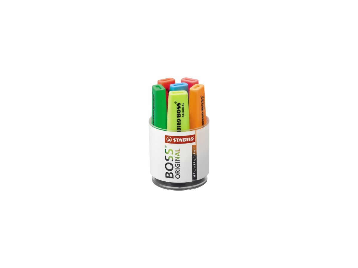 STABILO Textmarker BOSS ORIGINAL 7006 6 St./Pack.