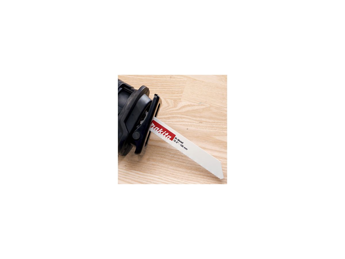 MAKITA Reciprosägeblatt 150 mm 18Z f. Metall Pck. a 5 Stck.