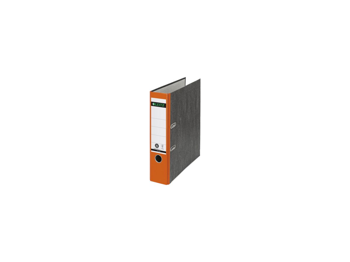 Leitz Ordner 10805045 DIN A4 80mm Wolkenmarmor orange