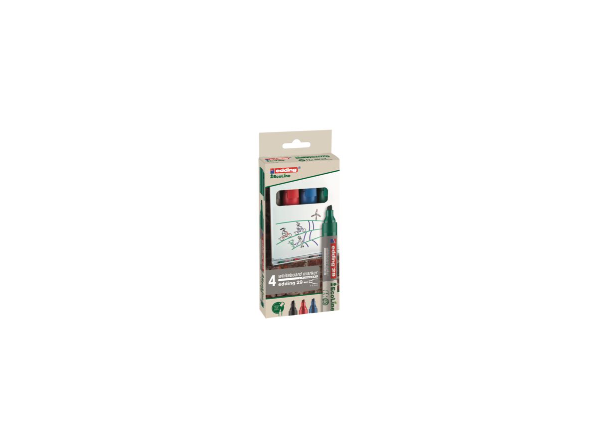 edding Boardmarker 29 EcoLine 4-29-4 1-5mm sortiert 4 St./Pack.