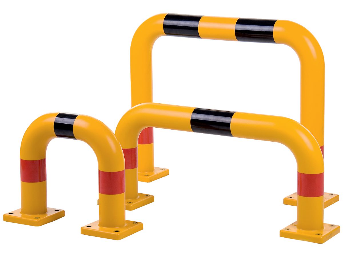 Rammschutzbügel Kunstst. gelb/schwarz 1200x1000mm