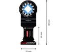 BOSCH Tauchsägeblatt Metal AIZ32AIT Expert Starlock