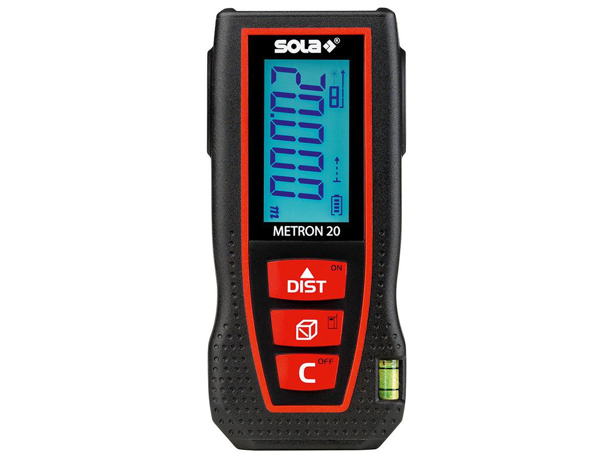 Laser-Entfernungsmesser METRON 20 mit Gürteltasche