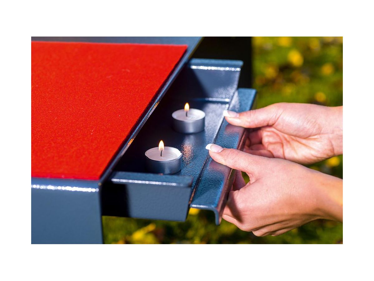 Sitzfilz B420xT420xH3mm rot