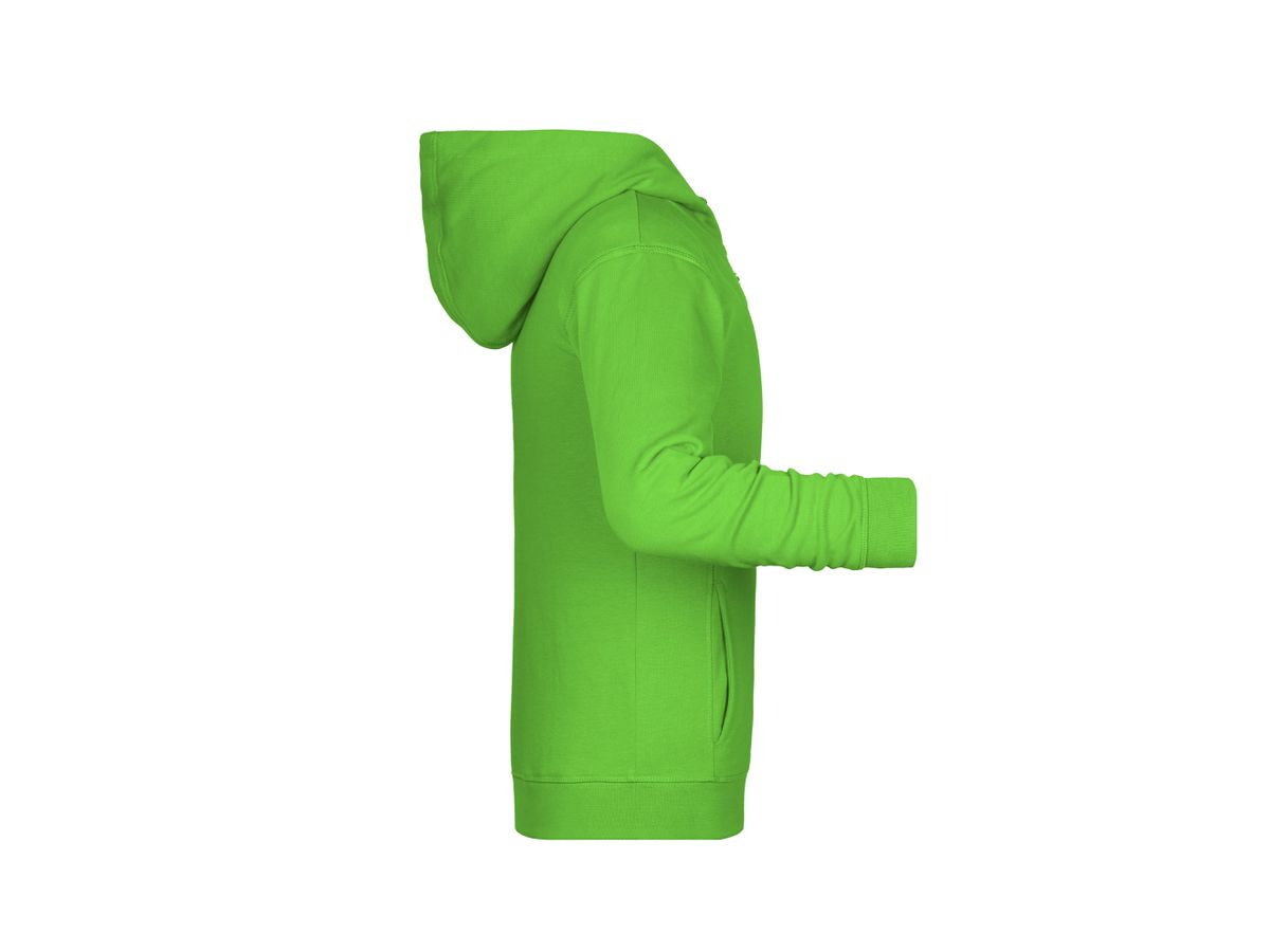 JN Children's Zip Hoody 8026K lime-green, Größe S