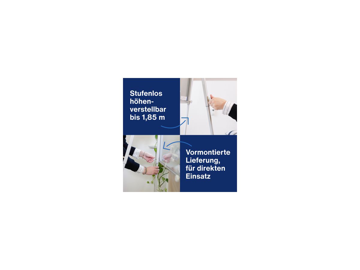 magnetoplan Flipchart Junior SP 1226966 weiß