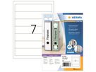 HERMA Ordneretikett 4283 kurz/schmal sk weiß 700 St./Pack.