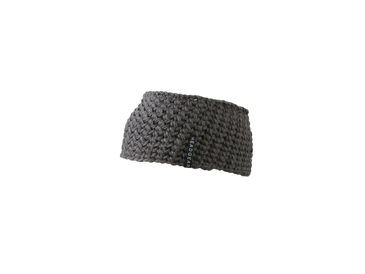 mb Crocheted Headband MB7947 100%PAC, carbon, Größe one size