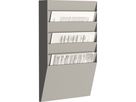 Paperflow Wand-Sortiertafel H 6F A4H1X6.02 DIN A4 grau