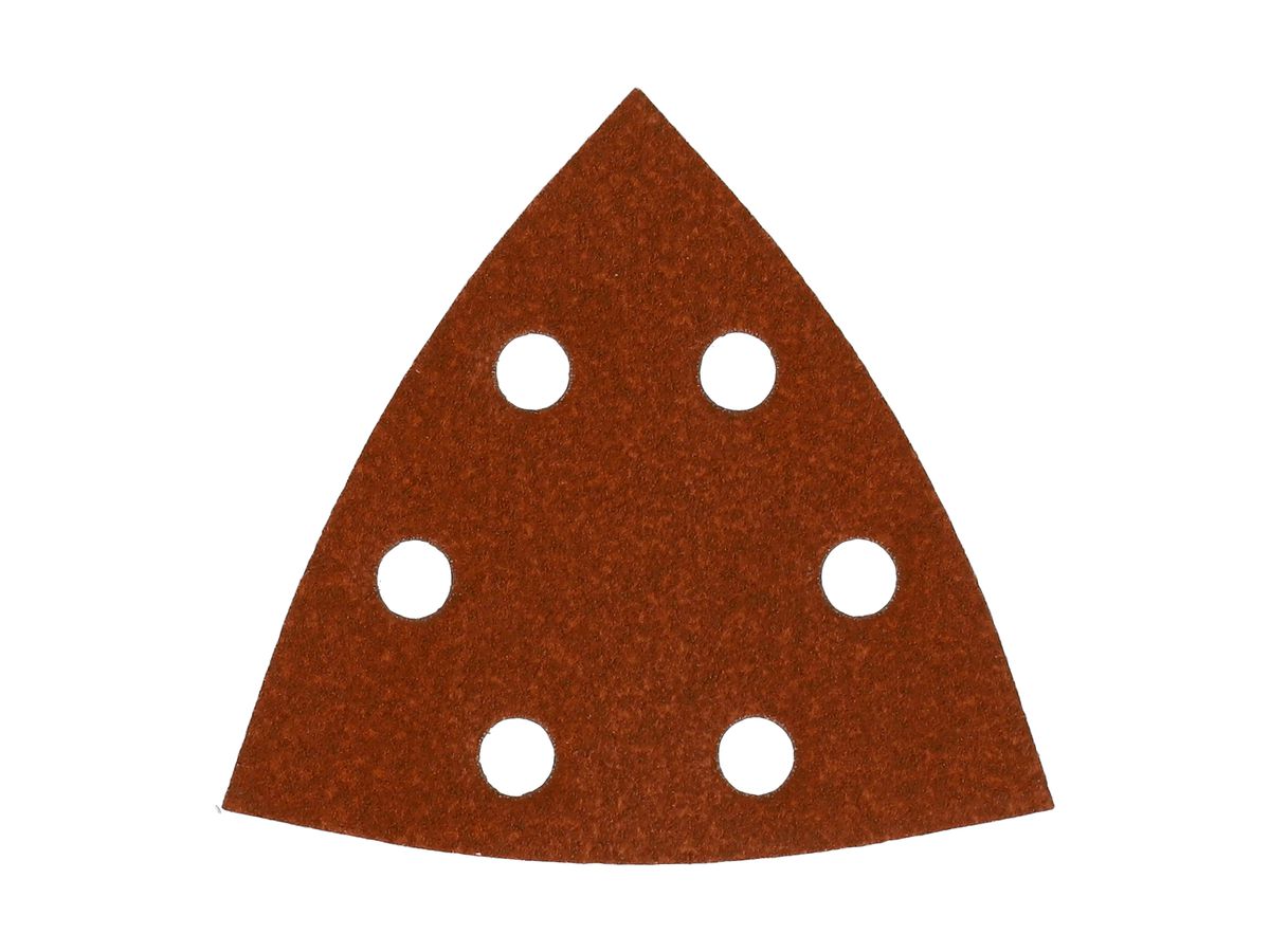 MILWAUKEE Schleifblatt Deltaschleifer 93 x 93 mm K80, 6-Loch, VE 10