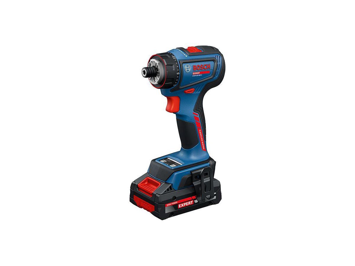BOSCH EXPERT Akku-Bohrschrauber EXSR18V-90FC, GFA 18, 2x18V/4,0 Ah