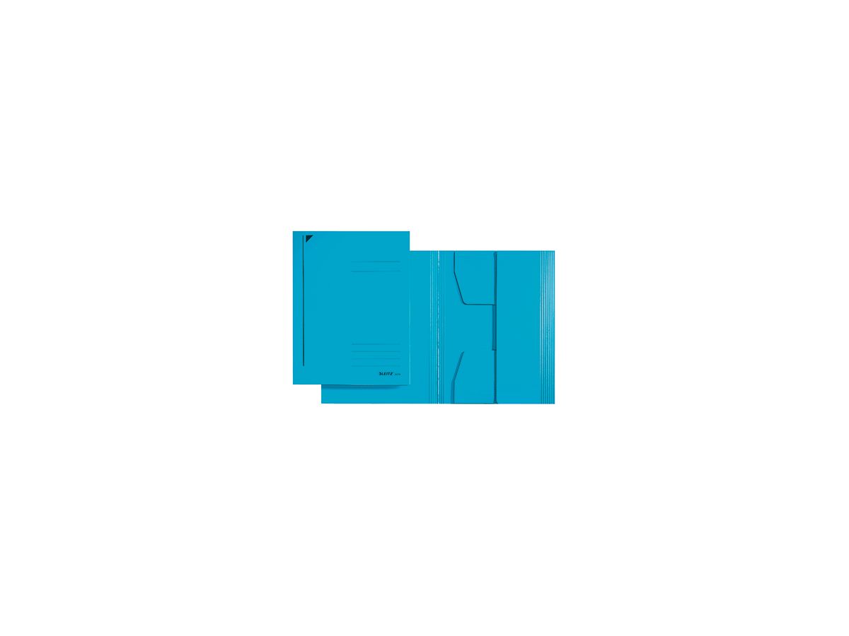 Leitz Jurismappe 39240035 DIN A4 3Klappen Colorspankarton blau