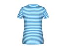 JN Ladies' T-Shirt Striped 8027 atlantic/white, Größe XS