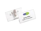 DURABLE Namensschild 812119 75x40mm Acryl tr 25 St./Pack.