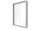 Nobo Schaukasten 1902571 141,2x100x5,4cm 18xDIN A4 silber