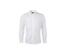 JN Herren Langarm Shirt JN690 white, Größe M
