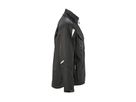JN Workwear Softshell Jacket JN844 100%PES, black/black, Größe 6XL