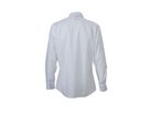 JN Mens Plain Shirt JN619 100% BW, white/royal-white, Größe L