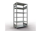 SCHULTE Büroregal Stecksystem GR verz. 2000x1000x600 mm mit Mittelanschlag
