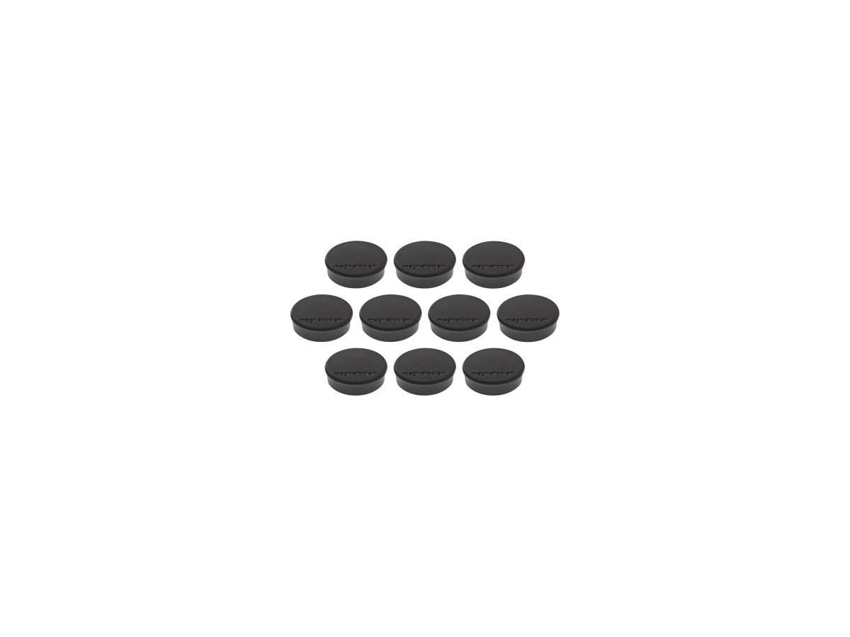 magnetoplan Magnet Discofix Hobby 1664512 25mm schwarz 10 St./Pack.