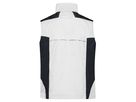 JN Workwear Vest JN822 65%PES/35%BW, white/carbon, Größe 6XL