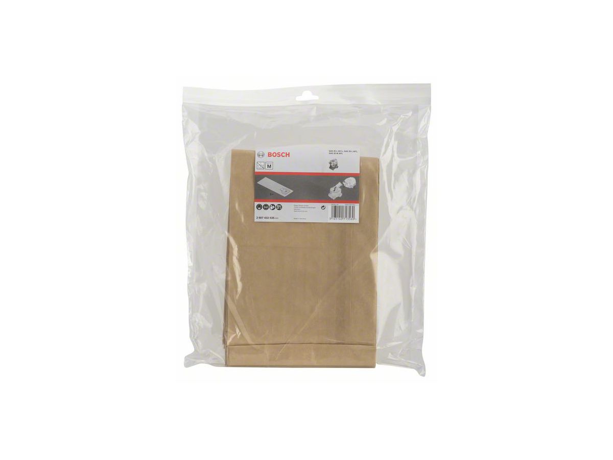 Bosch Papierfiltertüten GAS 35 5 Stück/VE