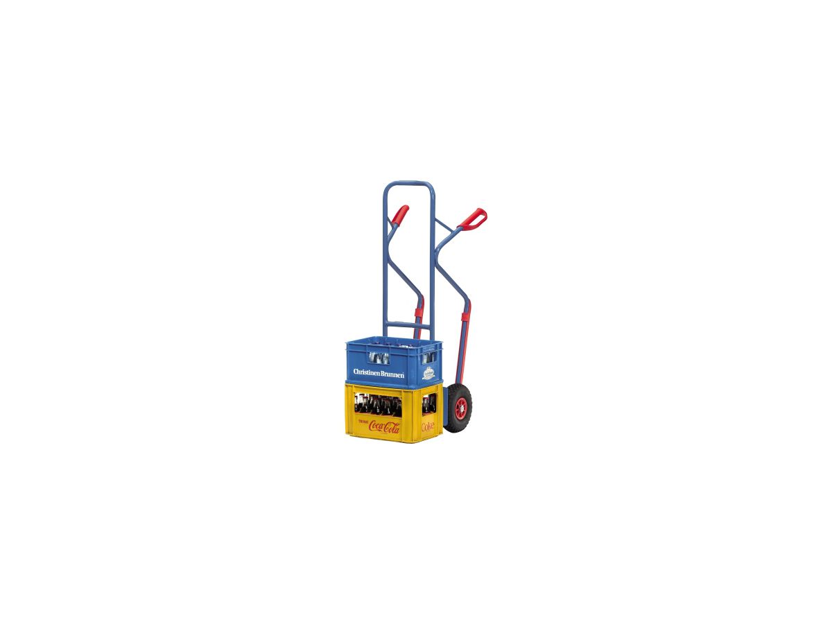 FETRA Stahlrohrkarre B 1330 L, blau, Tragkraft 300 kg