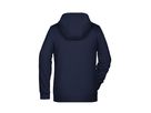 JN Ladies' Zip Hoody 8025 navy, Größe XS