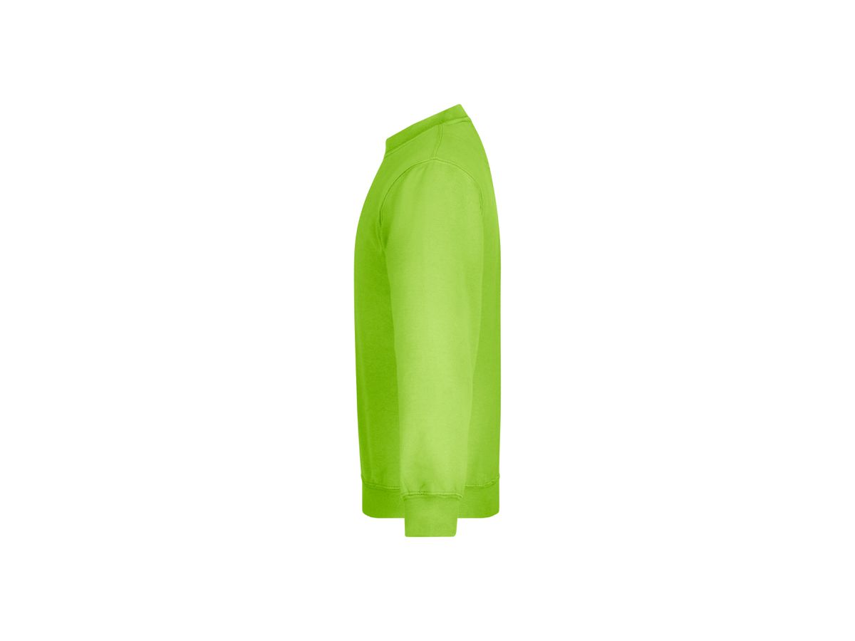 JN Round-Sweat Heavy Junior JN040K 80%BW/20%PES, lime-green, Größe XS