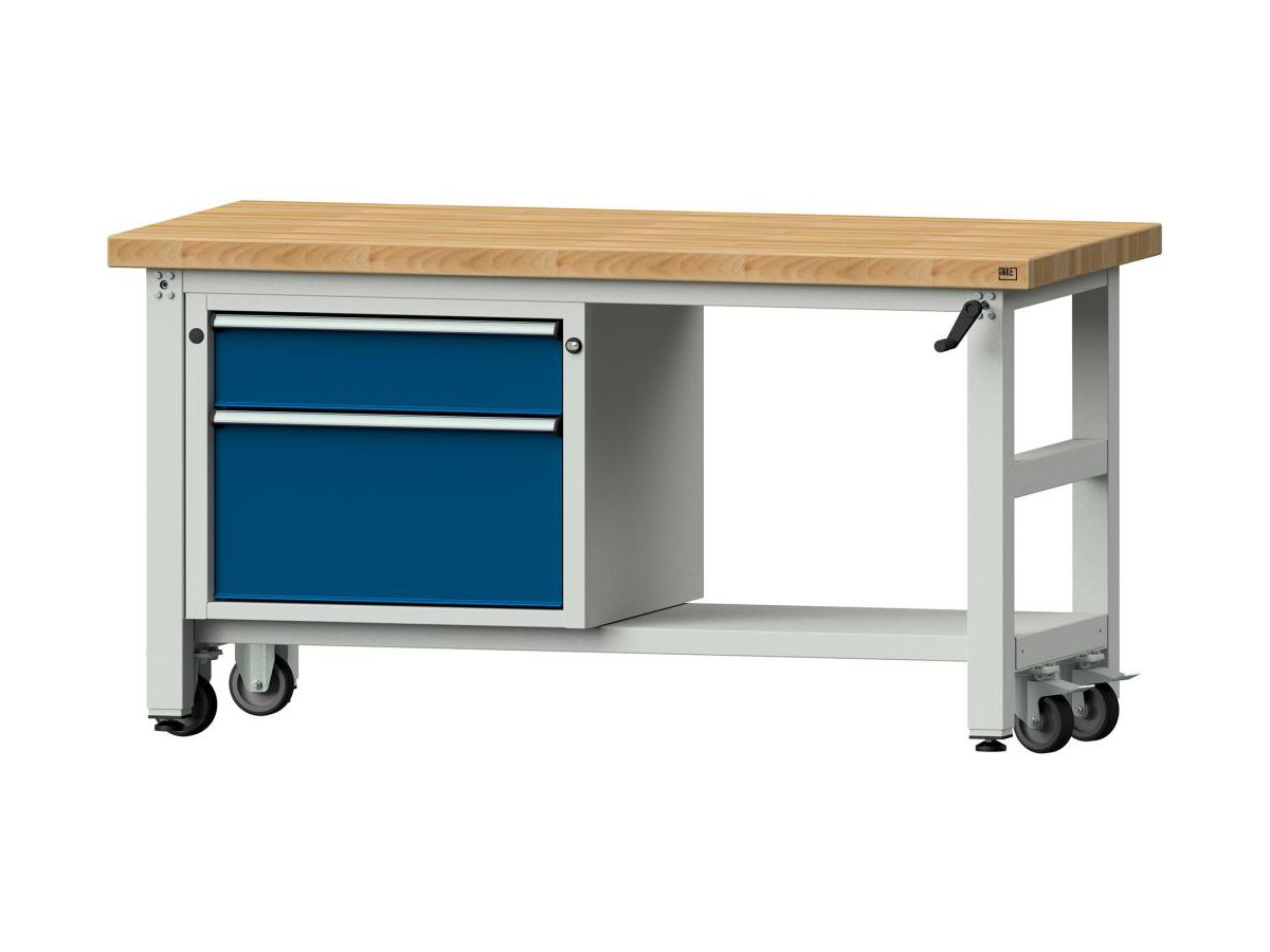 ANKE Multifunktionswerkbank B1500xT700xH780-1080mm RAL 7035/5010