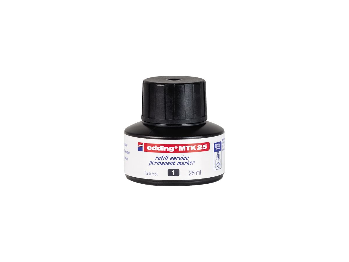 edding Nachfülltusche MTK 25 4-MTK25001 25ml schwarz