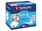 Verbatim CD-R 43325 52x 700MB 80Min. Jewelcase 10 St./Pack.